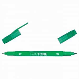 Tombow TwinTone Fasermaler green