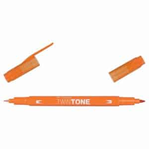 Tombow TwinTone Fasermaler orange