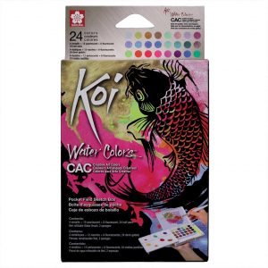 Koi Water Color Sketchbox Creative Art Colours 24 Farben