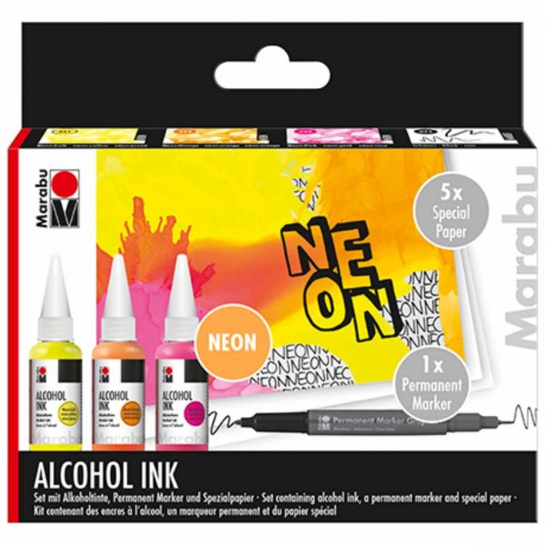 Marabu Alcohol Ink Set Neon