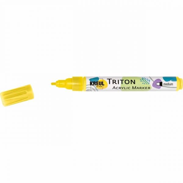 KREUL Triton Acrylic Marker medium 1-3mm echtgelb