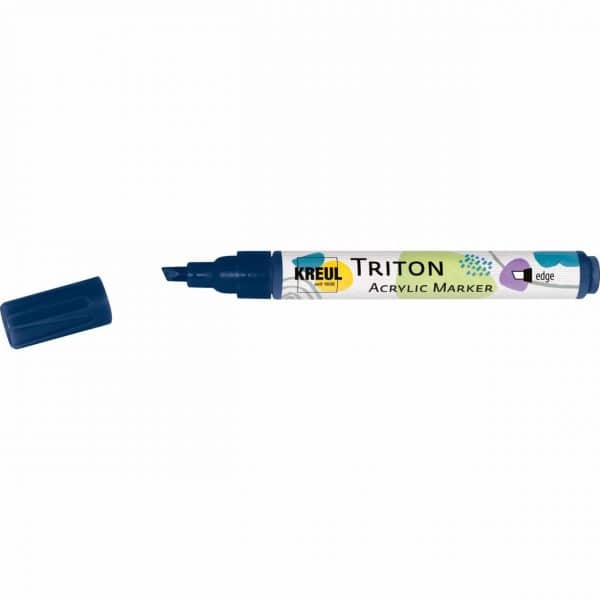 KREUL Triton Acrylic Marker edge 1-4mm dunkelblau