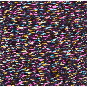 Rico Design Sticktwist Metallic No. 40 Rainbow 200m schwarz