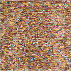 Rico Design Sticktwist Metallic No. 40 Rainbow 200m gelb