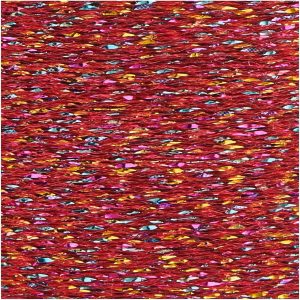 Rico Design Sticktwist Metallic No. 40 Rainbow 200m rot