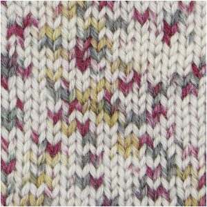 Rico Design Baby Merino Print 25g 100m petrol-violett