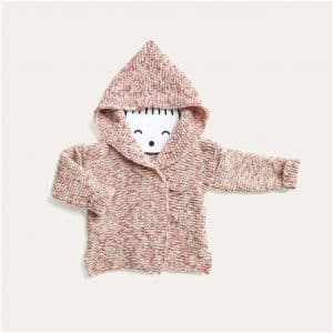 Strickset Jacke Modell 11 aus Baby Merino Nr. 02 80/86 multicolor