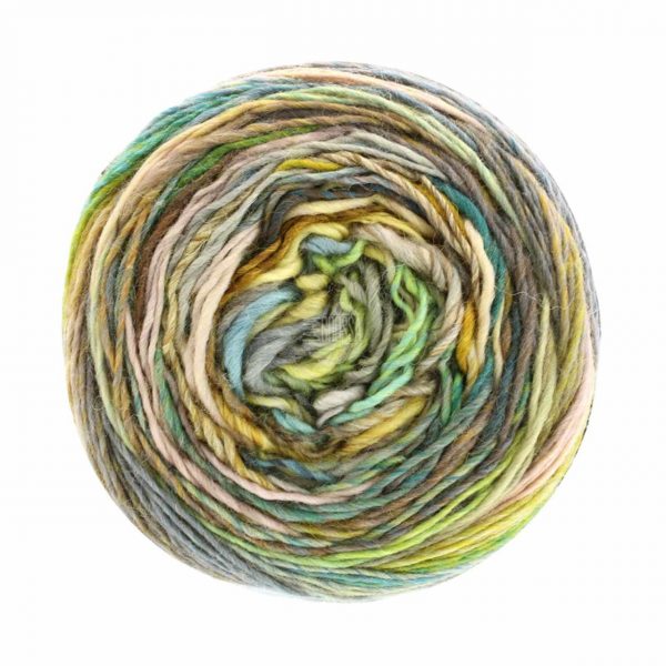 Lana Grossa Colorissimo 100g 300m beige-taupe-khaki-grau-vanille