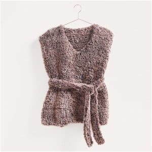 Strickset Pullunder Modell 04 aus Lovewool Nr. 15 40/42 schokolade