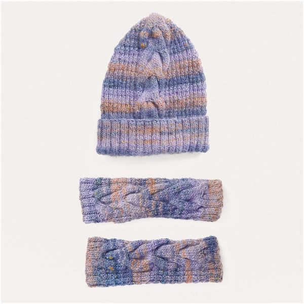 Strickset Mütze und Stulpen Modell 42/43 aus Lovewool Nr. 15