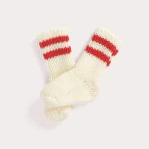 Strickset Socken Modell 03 aus Baby Nr. 34 9-12cm erdbeere