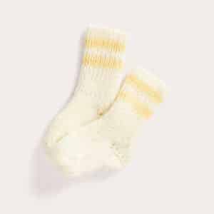 Strickset Socken Modell 03 aus Baby Nr. 34 9-12cm vanille
