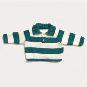 Strickset Pullover Modell 12 aus Baby Nr. 34 56/68