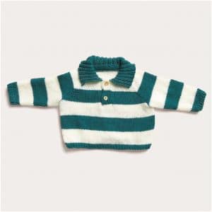 Strickset Pullover Modell 12 aus Baby Nr. 34 68/80