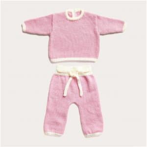 Strickset Pullover und Hose Modell 19/20 aus Baby Nr. 34 44/50