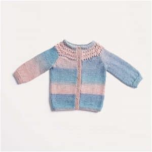 Strickset Jacke Modell 06 aus Baby Nr. 35 56/62