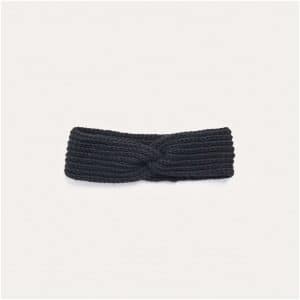 Häkelset Stirnband Modell 04 aus Winter Crochet Collection Onesize schwarz