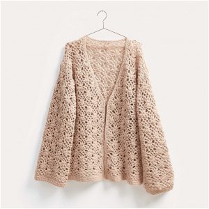 Häkelset Cardigan Modell 08 aus Winter Crochet Collection S/M