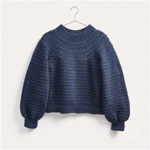 Häkelset Pullover Modell 13 aus Winter Crochet Collection M