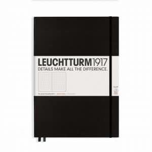 LEUCHTTURM1917 Notizbuch Master Slim dotted Hardcover A4+ schwarz