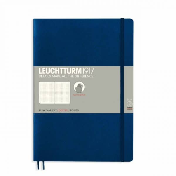 LEUCHTTURM1917 Notizbuch Composition dotted Softcover B5 marine