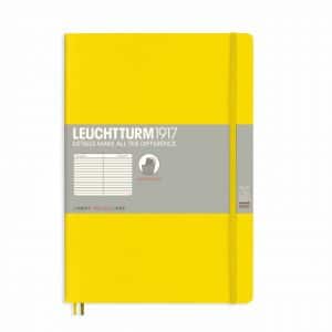 LEUCHTTURM1917 Notizbuch Composition liniert Softcover B5 zitrone