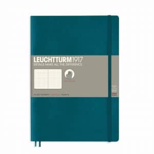 LEUCHTTURM1917 Notizbuch Composition dotted Softcover B5 pacific green