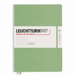 LEUCHTTURM1917 Notizbuch Master Slim dotted Hardcover A4+ salbei