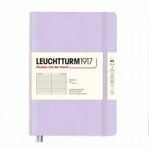 LEUCHTTURM1917 Notizbuch Medium liniert Softcover A5 lilac