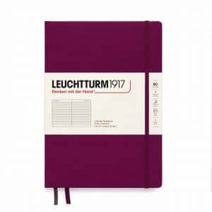 LEUCHTTURM1917 Notizbuch Composition liniert Hardcover B5 port red