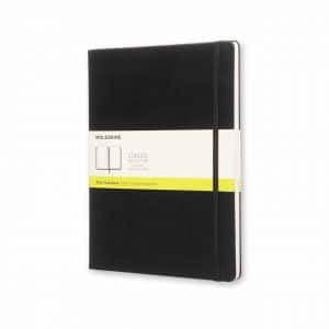 Moleskine Notizbuch XL blanko Hard Cover schwarz