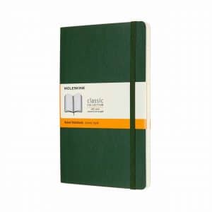 Moleskine Notizbuch liniert Soft Cover A5 myrtengrün