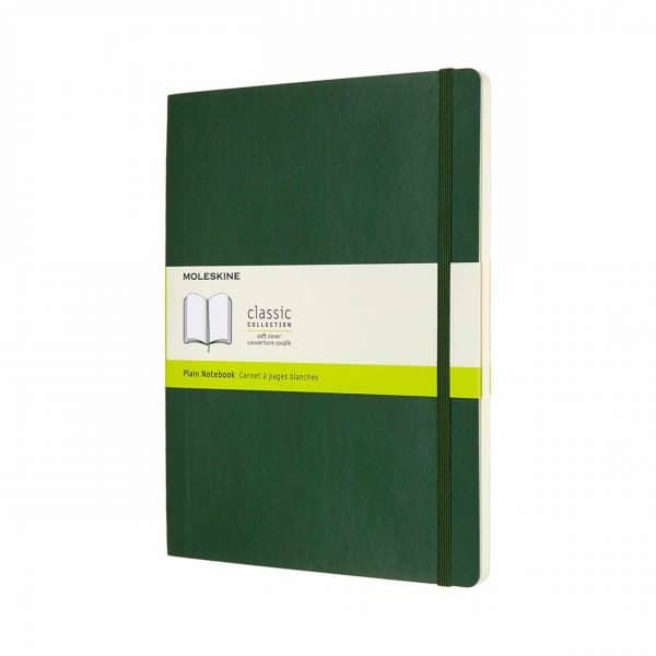 Moleskine Notizbuch XL blanko Soft Cover myrtengrün