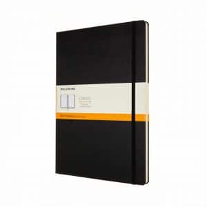 Moleskine Notizbuch liniert Hard Cover schwarz A4