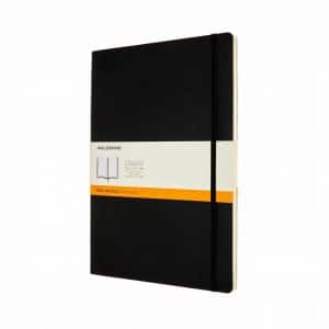 Moleskine Notizbuch liniert Soft Cover schwarz A4