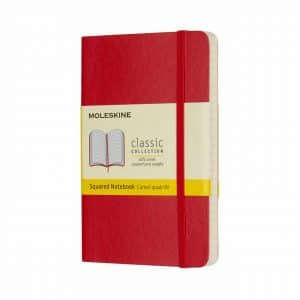 Moleskine Notizbuch liniert Soft Cover A6 scharlachrot