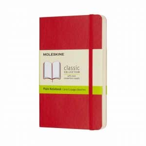 Moleskine Notizbuch blanko Soft Cover A6 scharlachrot