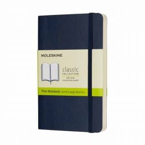 Moleskine Notizbuch blanko Soft Cover A6 saphir