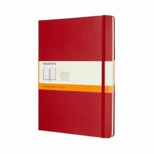 Moleskine Notizbuch XL liniert Hard Cover scharlachrot