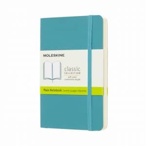 Moleskine Notizbuch blanko Soft Cover A6 riffblau