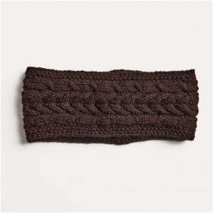 Strickset Stirnband Modell 04 aus Die Neue Masche Nr. 4 Onesize schokolade