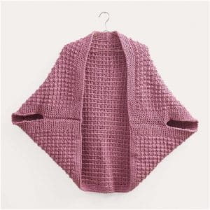 Strickset Poncho Modell 16 aus Die Neue Masche Nr. 4