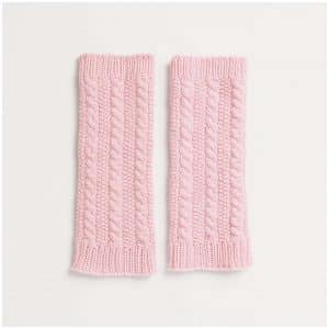 Strickset Beinstulpen Modell 03 aus Kids Nr. 11 98/104 rosa