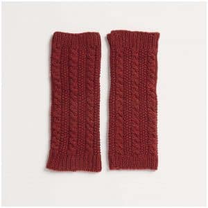 Strickset Beinstulpen Modell 03 aus Kids Nr. 11 98/104 bordeaux