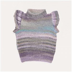 Strickset Pullunder Modell 12 aus Kids Nr. 11 122/128