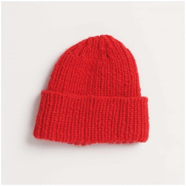Strickset Mütze Modell 18 aus Kids Nr. 11 Onesize rot
