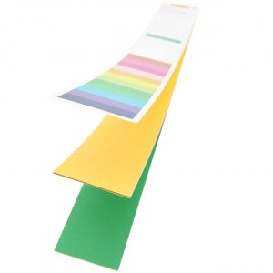 Paper Poetry Papierstreifen 7x42cm 12 Farben classic