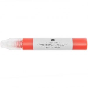 Rico Design Candle Liner Kerzenmalfarbe 30ml rot