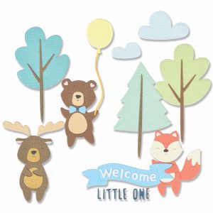 Sizzix Thinlits Die Set Woodland Baby by Jennifer Ogborn