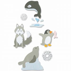 Sizzix Thinlits Die Set Arctic Animals by Jennifer Ogborn
